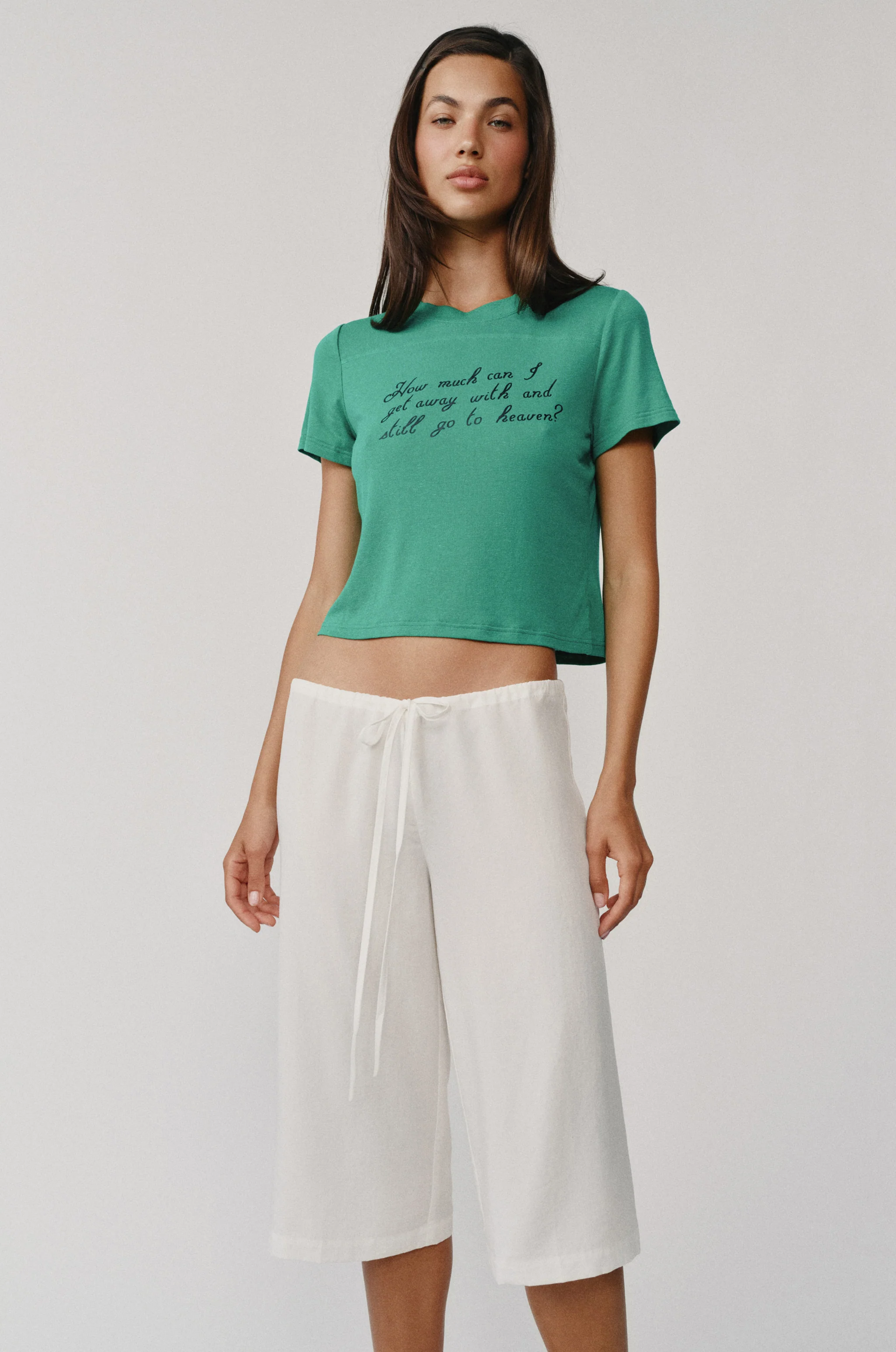 Arden Capri Pant | White - Image 3